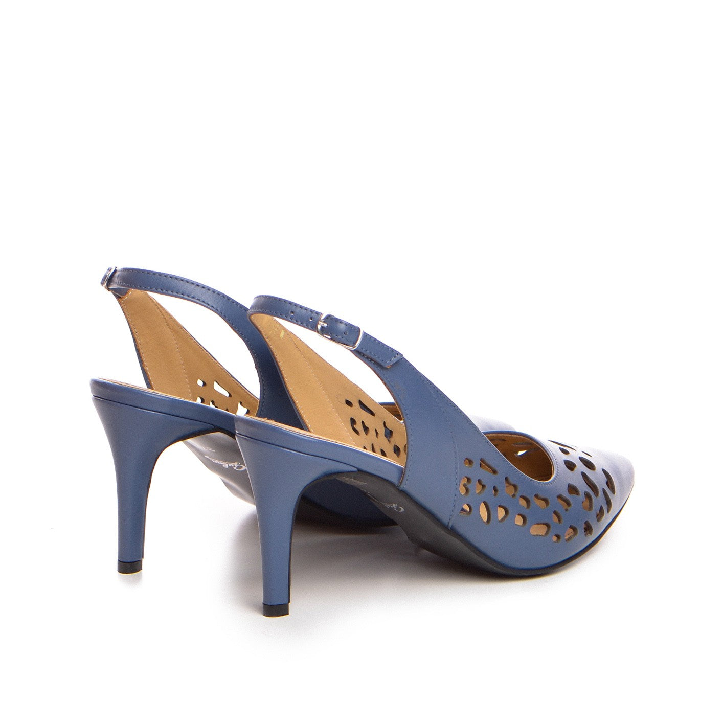 Pantofi dama Guvan model 1216 piele nappa albastru