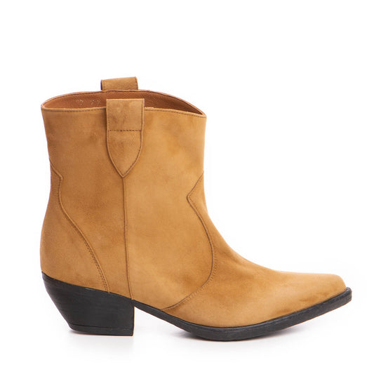 Ciocate dama Guvan model 3537 piele velur camel