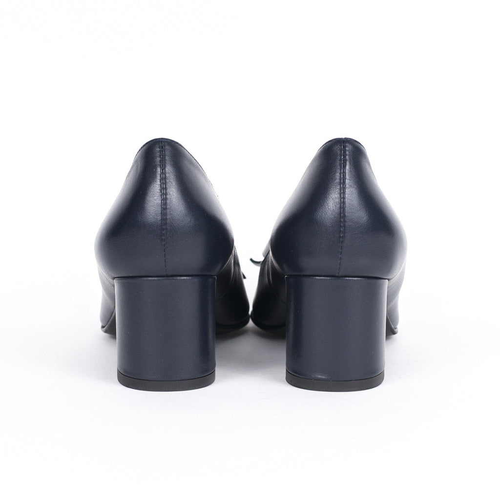Pantofi dama Guvan model 3486 piele nappa bleumarin