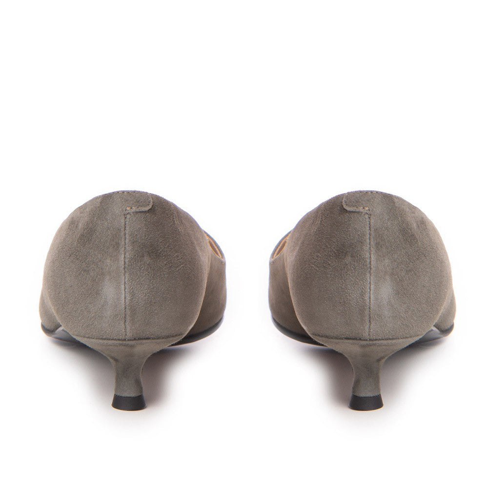Pantofi dama Guvan model 3618-piele velur gri