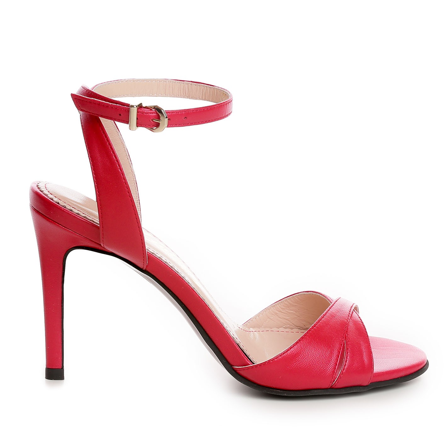 Sandale dama Guvan model 1389 nappa rosu