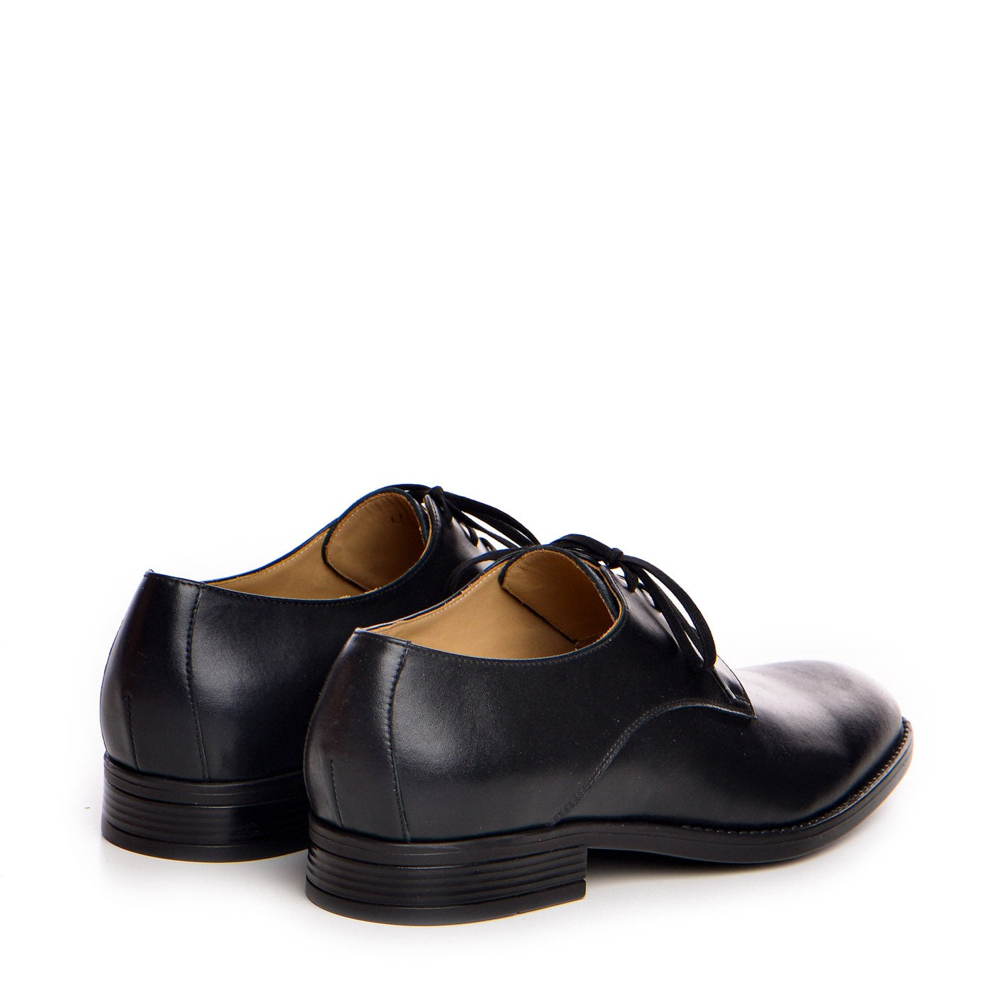 Pantofi barbati Guvan model 001 piele naturala box negru