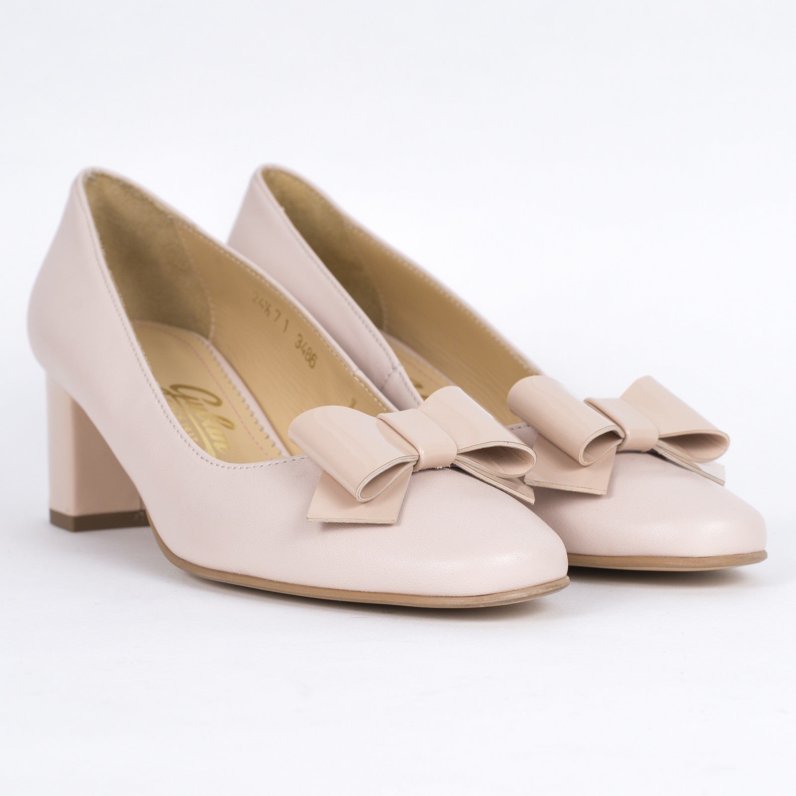 Pantofi dama Guvan model 3486 piele nappa roz
