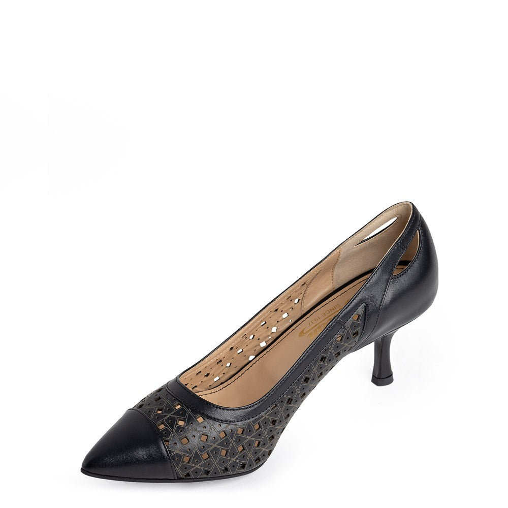 Pantofi dama Guvan model 1481 nappa negru