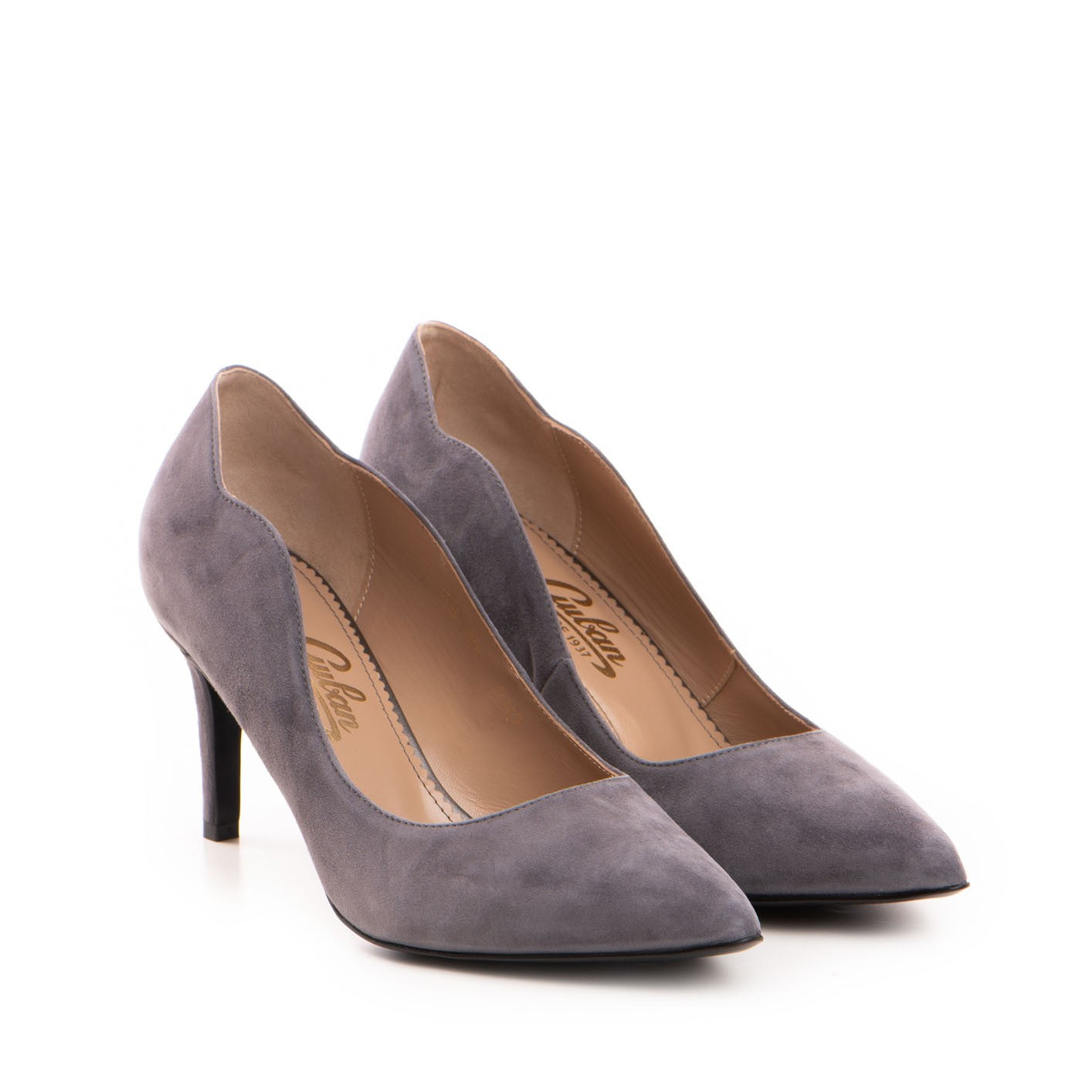 Pantofi dama Guvan model 1343 velur gri