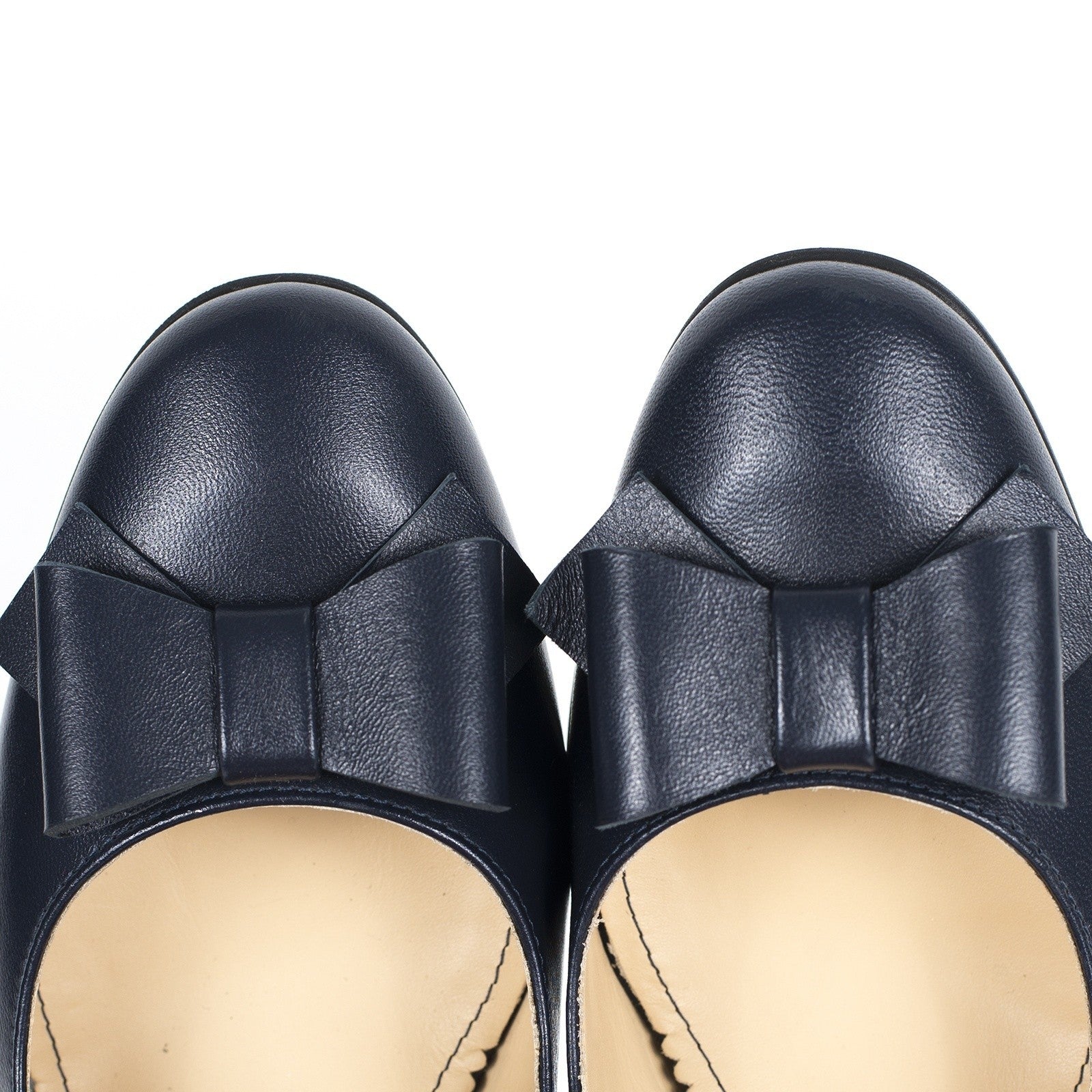 Pantofi dama Guvan model 3486 piele nappa bleumarin
