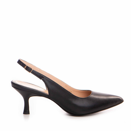Pantofi dama Guvan model 1489 nappa negru