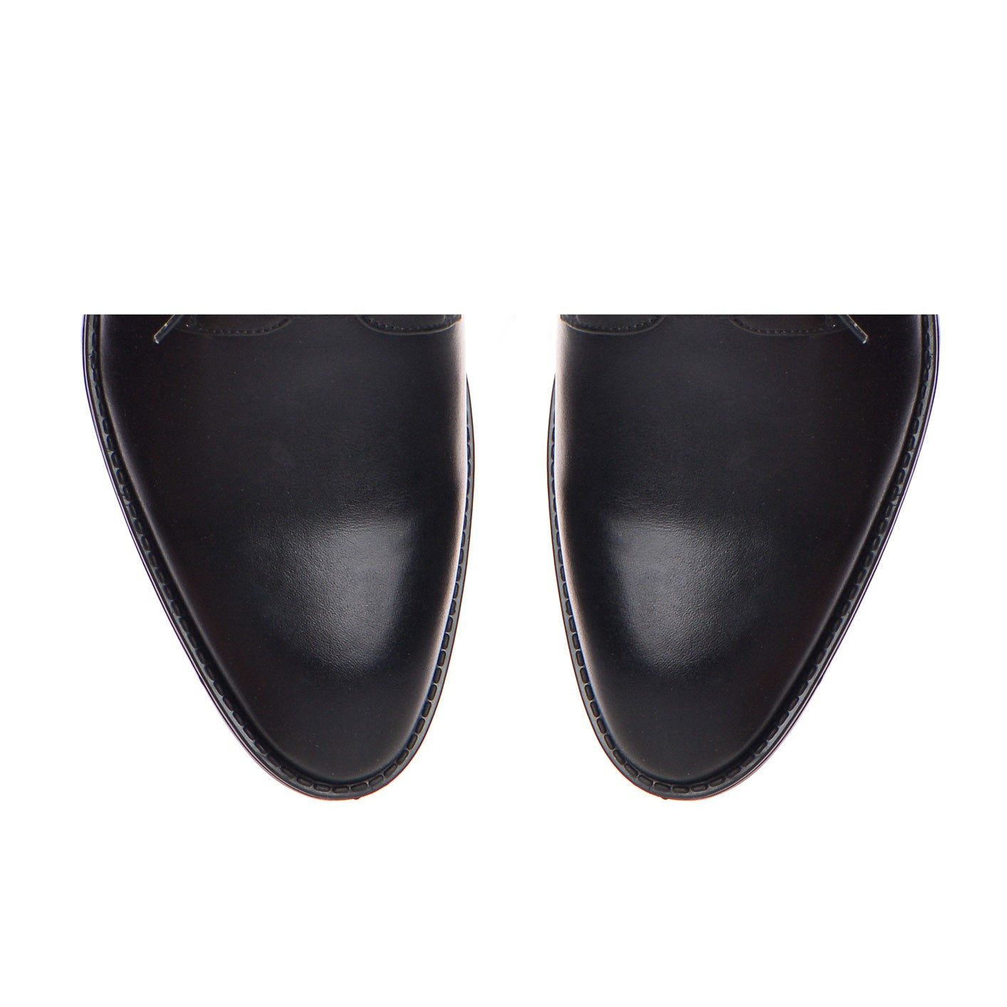 Pantofi barbati Guvan model 001 piele naturala box negru