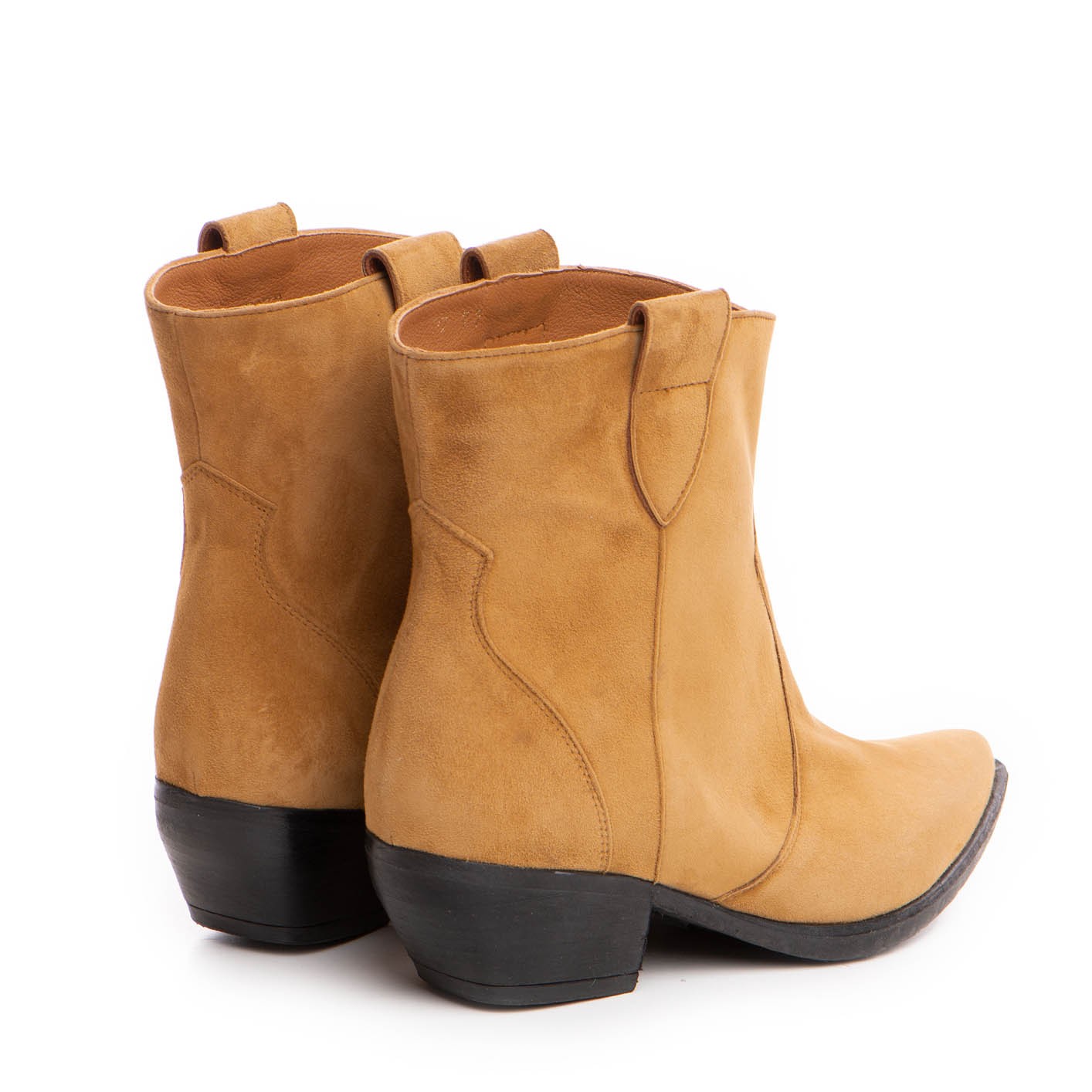 Ciocate dama Guvan model 3537 piele velur camel