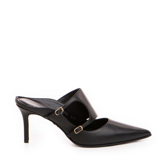 Saboti dama Guvan model 1470 piele nappa negru