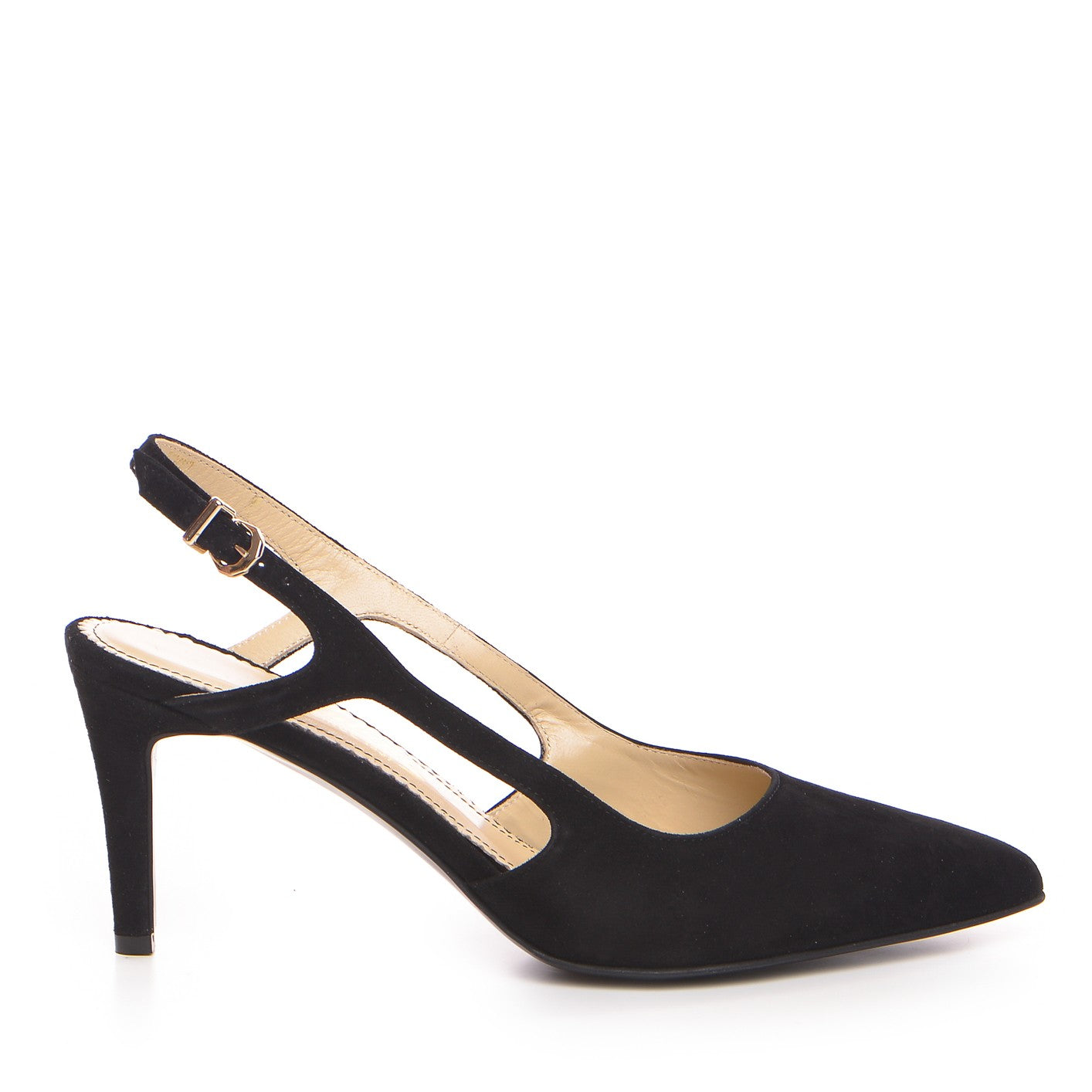 Pantofi dama Guvan model 1392 piele velur negru