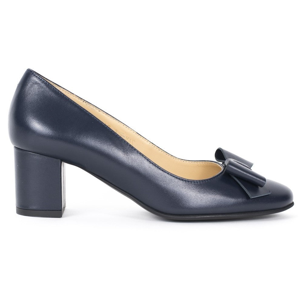 Pantofi dama Guvan model 3486 piele nappa bleumarin