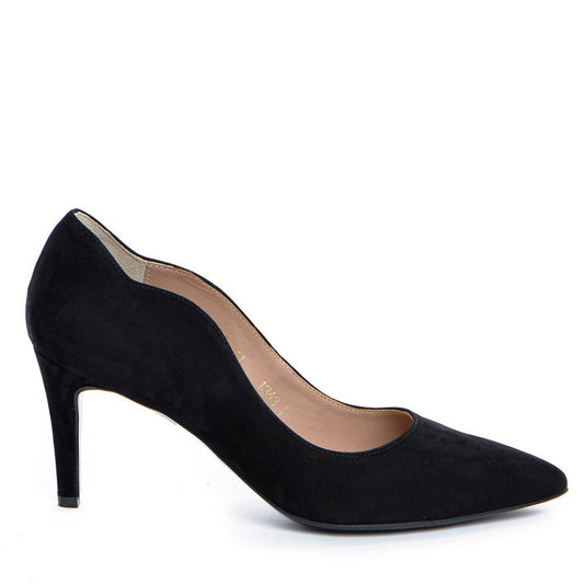 Pantofi dama Guvan model 1343 velur negru