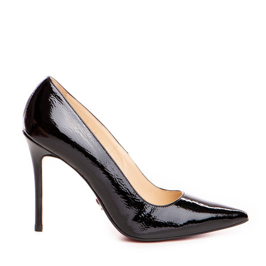 Pantofi dama Guvan model 1256 piele naturala naplac negru