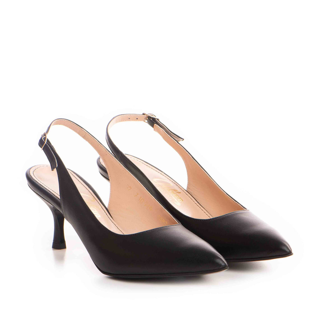 Pantofi dama Guvan model 1489 nappa negru