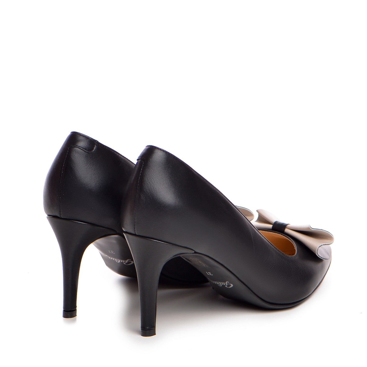 Pantofi dama Guvan model 1407 piele nappa negru