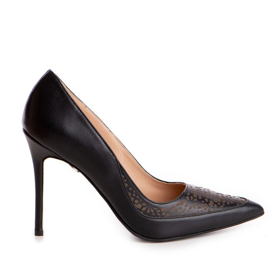 Pantofi dama Guvan model 1270 piele nappa negru