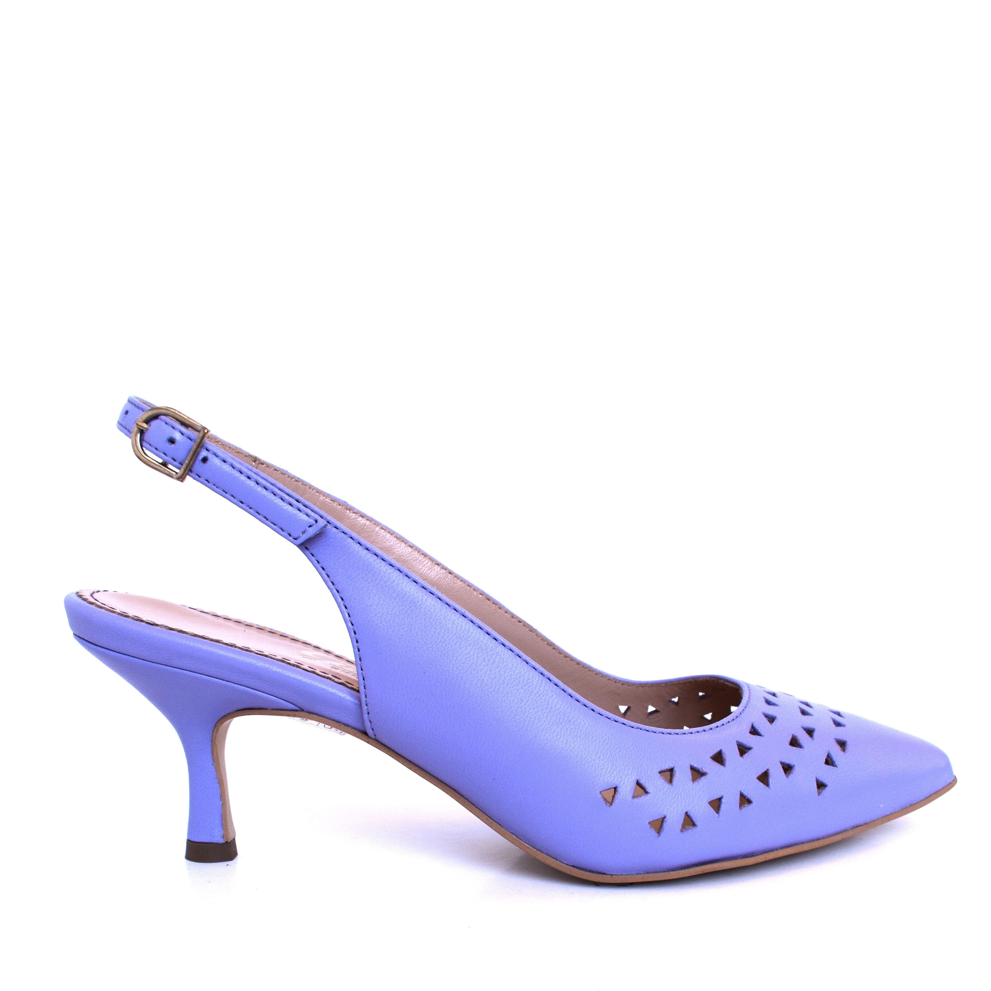 Pantofi dama Guvan model 1489 nappa lila