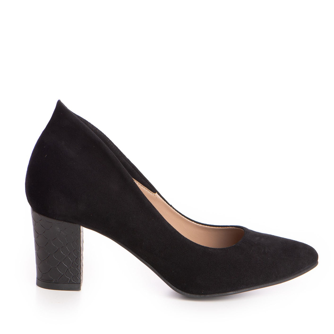 Pantofi dama Guvan 3279 piele velur negru