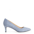 Pantofi dama Guvan model 3514 piele velur albastru