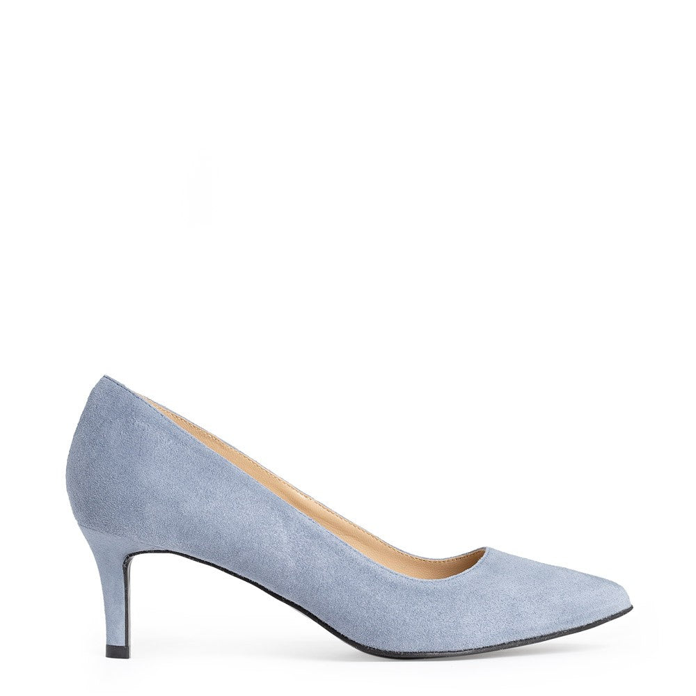 Pantofi dama Guvan model 3514 piele velur albastru