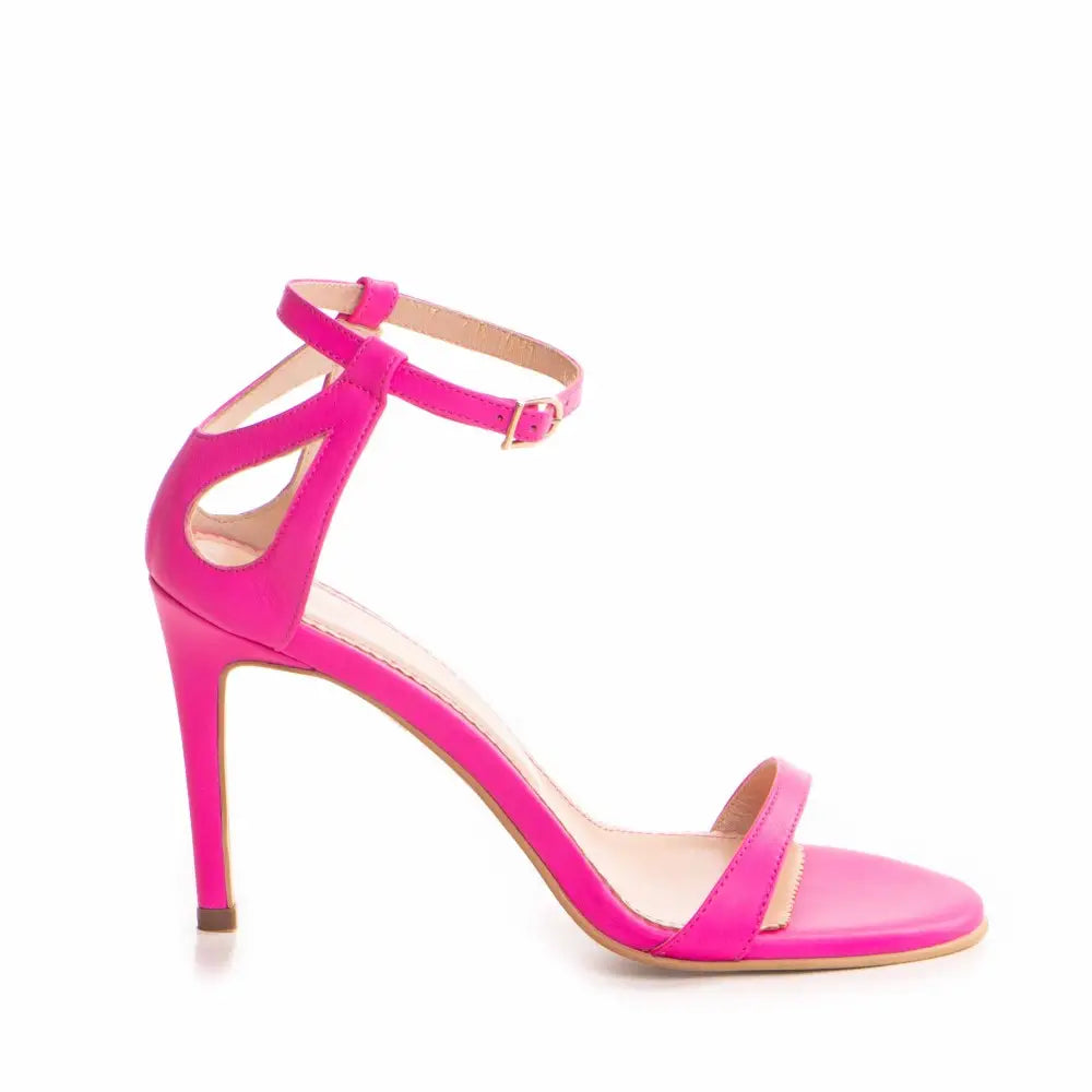 Sandale dama Guvan model 1439 nappa fuxia